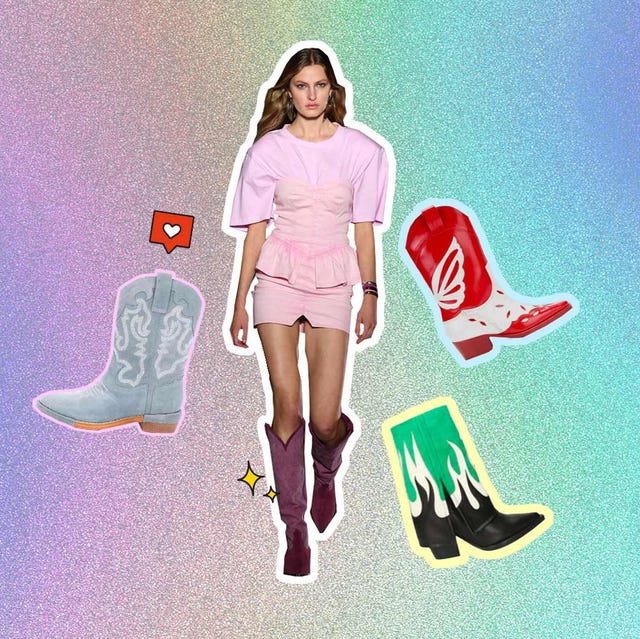 Minivestidos y botas cowboy: la tendencia del verano 2021 Minivestidos y botas cowboy: la tendencia del verano 2021