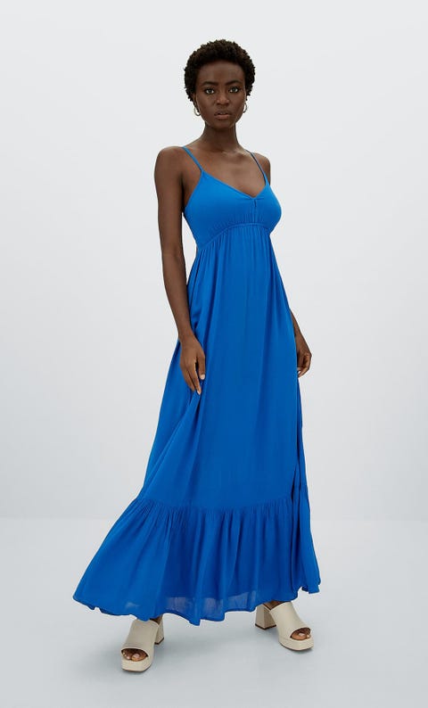 El vestido boho de Stradivarius ideal para sandalias de tacón El vestido boho de Stradivarius ideal para sandalias de tacón