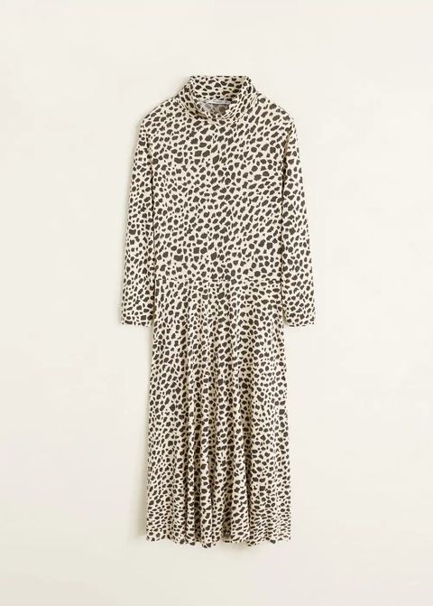 Paula Echevarría tiene el vestido (de 30 euros) que que quieras llevar leopardo en primavera - Paula y el vestido de Mango de menos de 30 euros que vas a querer