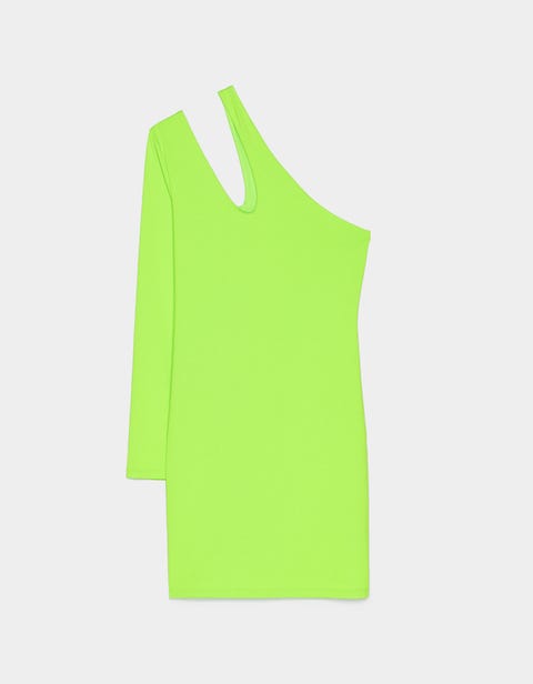 Este vestido neón de Bershka lo tiene Kim Kardashian Este vestido neón de Bershka lo tiene Kim Kardashian