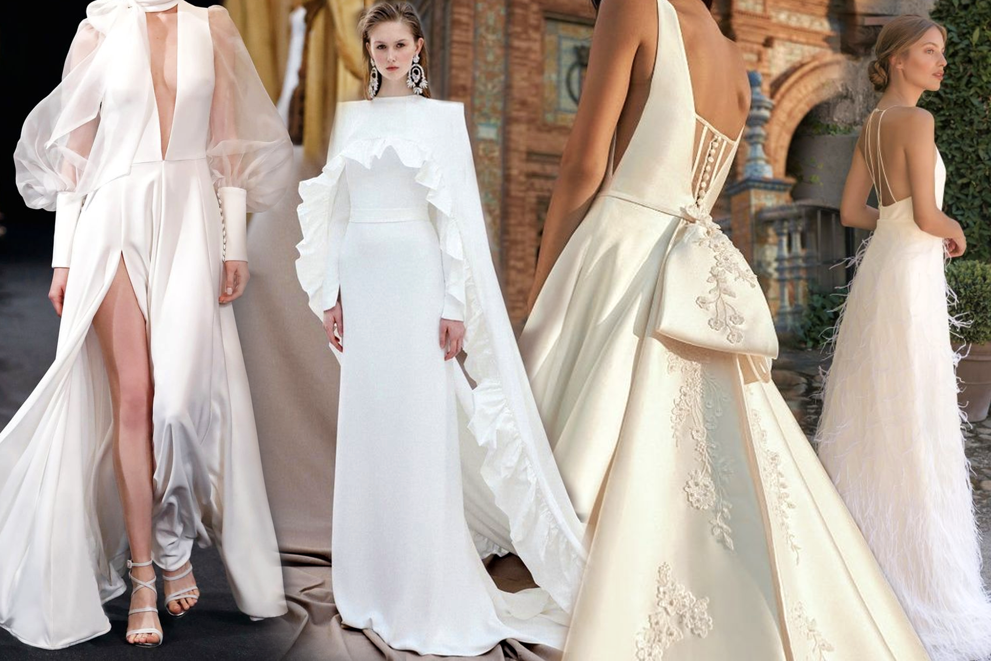 45 vestidos de novia elegantes tu boda en 2022