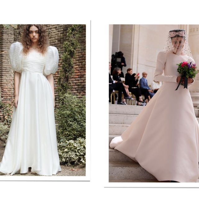 vestidos de novia sencillos minimalistas 2023