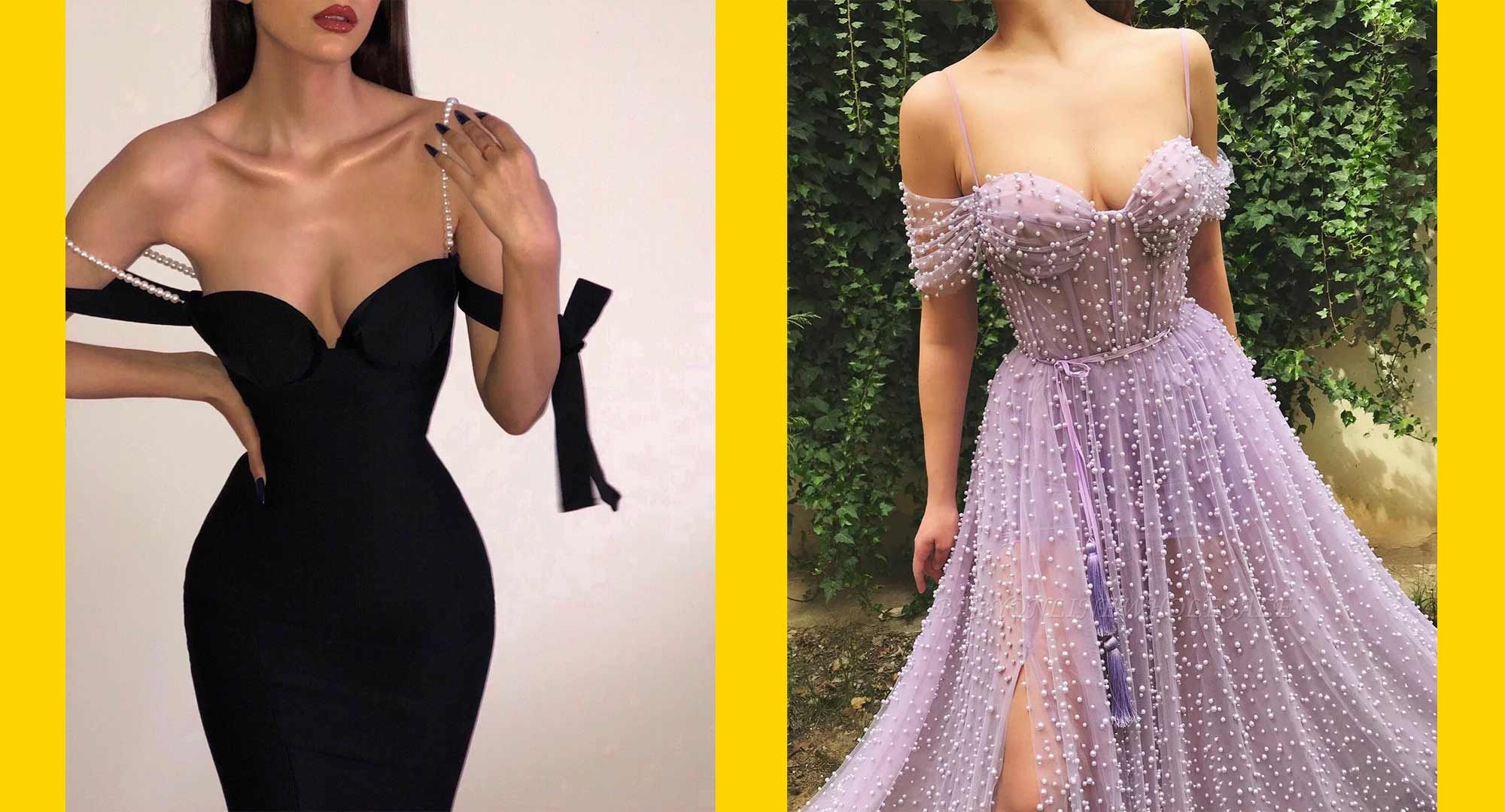 Vestidos de perlas: cómo llevar la tendencia de primavera 2022