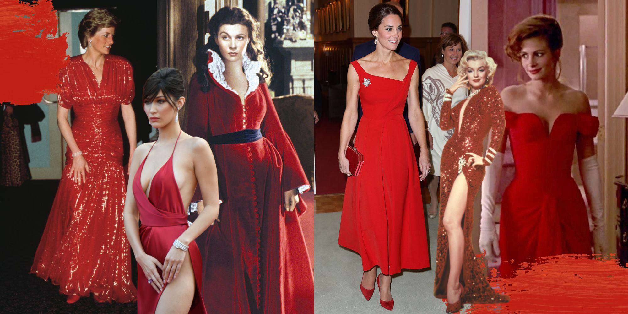 Los 20 vestidos rojos más icónicos de historia