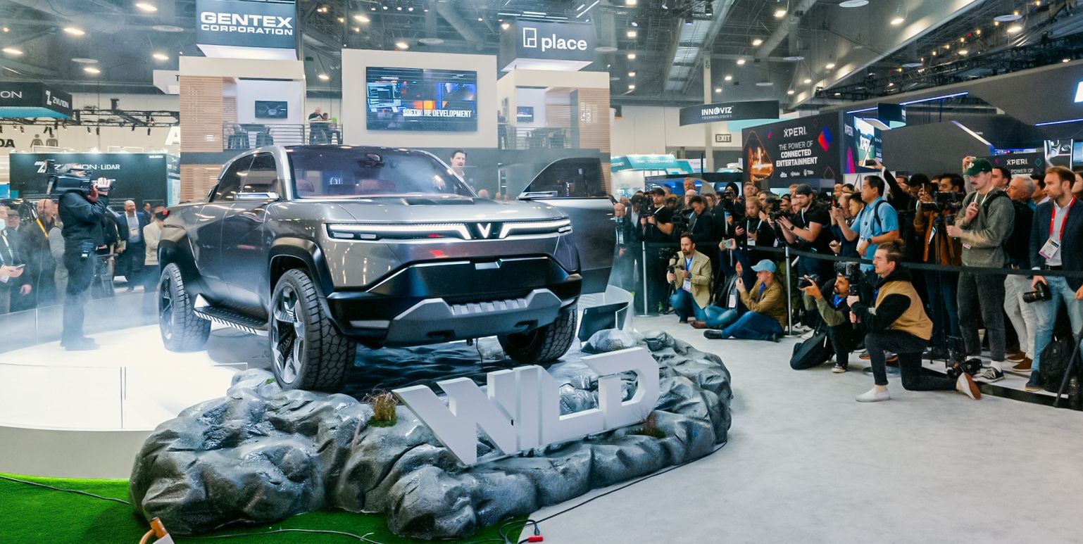 The VinFast VF Wild Is a Pickup Truck Concept With an Extendable Bed