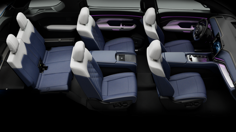 interior seats of a vinfast vf 9 suv