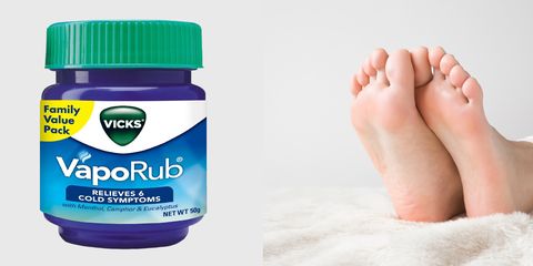 Can applying Vicks VapoRub to your feet really cure a cough?
