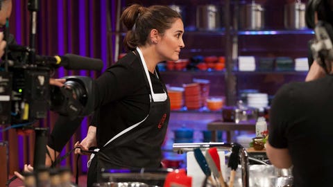 Vicky delantal negro Masterchef Celebrity Vicky delantal negro Masterchef Celebrity