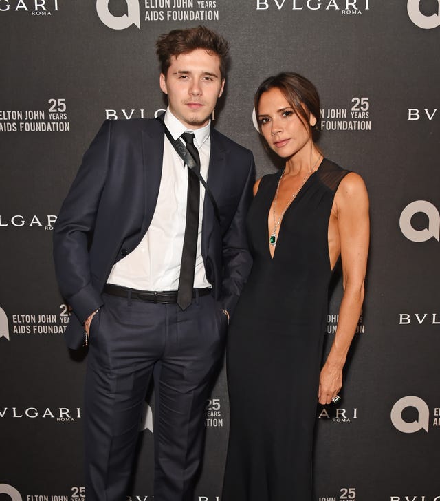 Victoria and Brooklyn Beckham victoria and brooklyn beckham