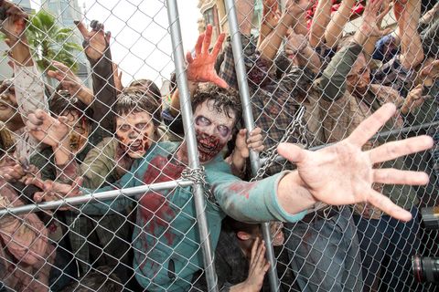 Press Event For "The Walking Dead" Attraction "Don't Open, Dead Inside" At Universal Studios Hollywood - Arrivals
