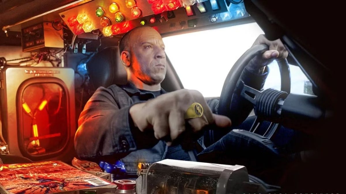 The DeLorean from ‘Back to the Future’ Gets Modernized With a Cutting-Edge Electric Concept in ‘Fast and Furious 10’