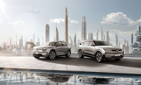 View Photos of the VinFast VF e35 and VF e36