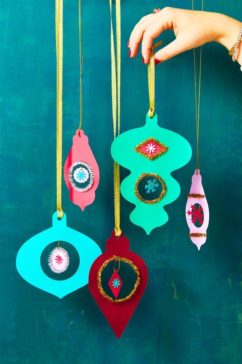 christmas crafts for kids vintage paper ornaments