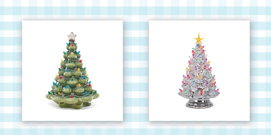 These Retro-Inspired Ceramic Christmas Trees Are Our New Favorite Decoration