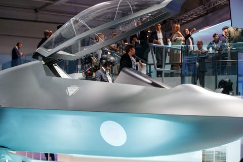 BRITAIN-AVIATION-SHOW-AEROSPACE-MANUFACTURING