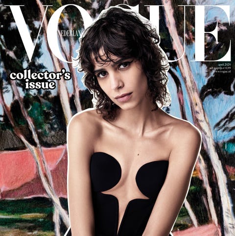 De cover van Vogue Nederland, april 2020.