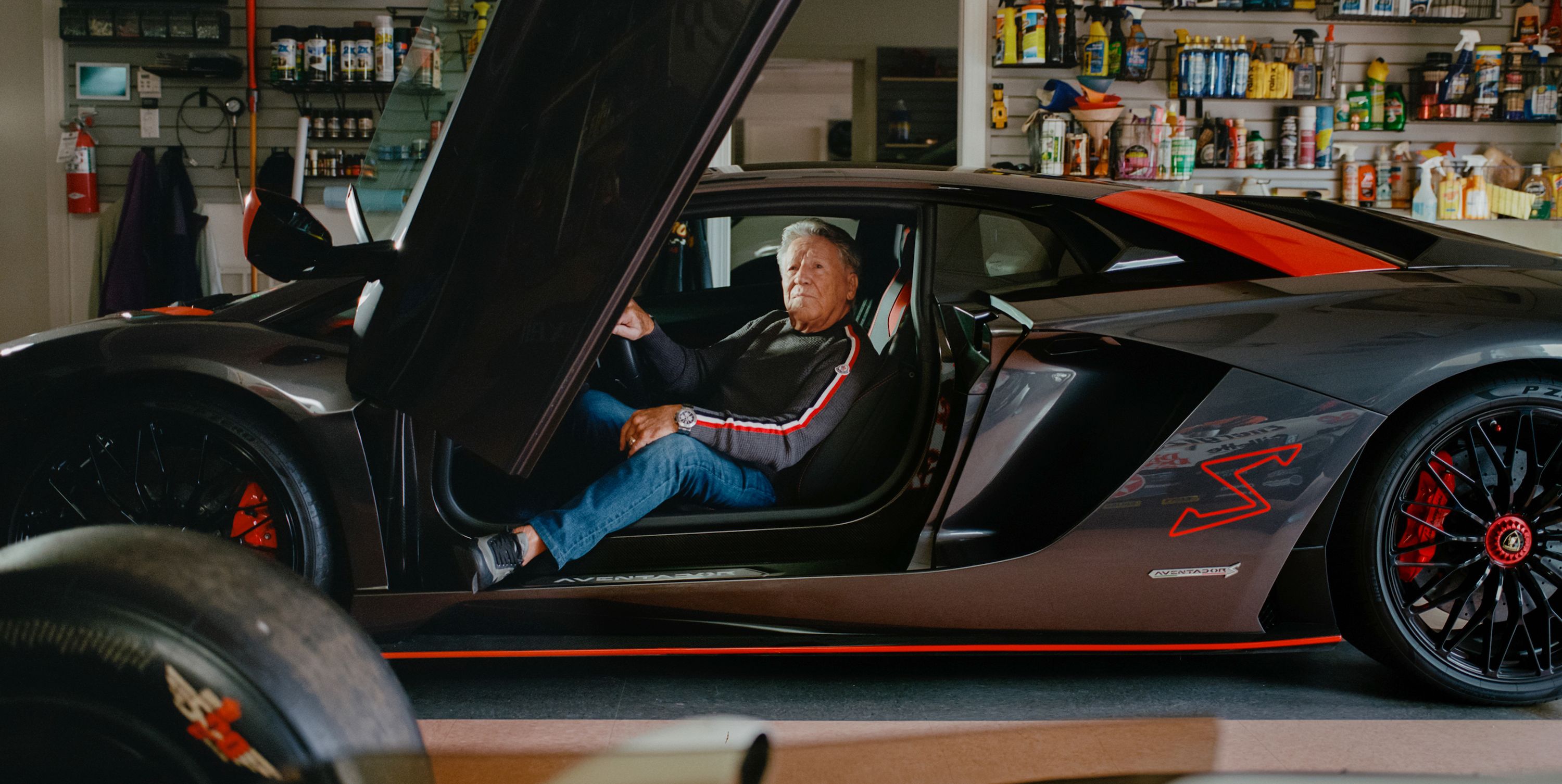 Mario Andretti's Love for His Lamborghini Aventador Has Nothing to Do With How it Drives