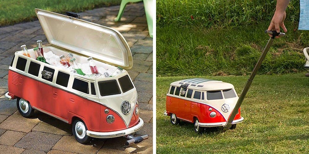 This Rolling Volkswagen Bus Cooler Will Be Glued To Your Side All Summer Long