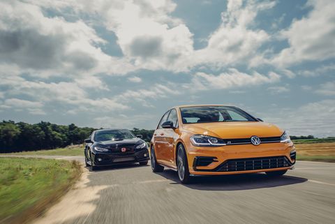 19 Honda Civic Type R Vs 19 Vw Golf R Which Is The Hottest Hatch
