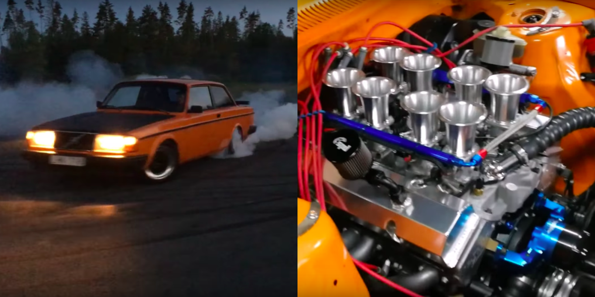 This V8-Swapped Volvo Has Sweet Velocity Stacks - Volvo 