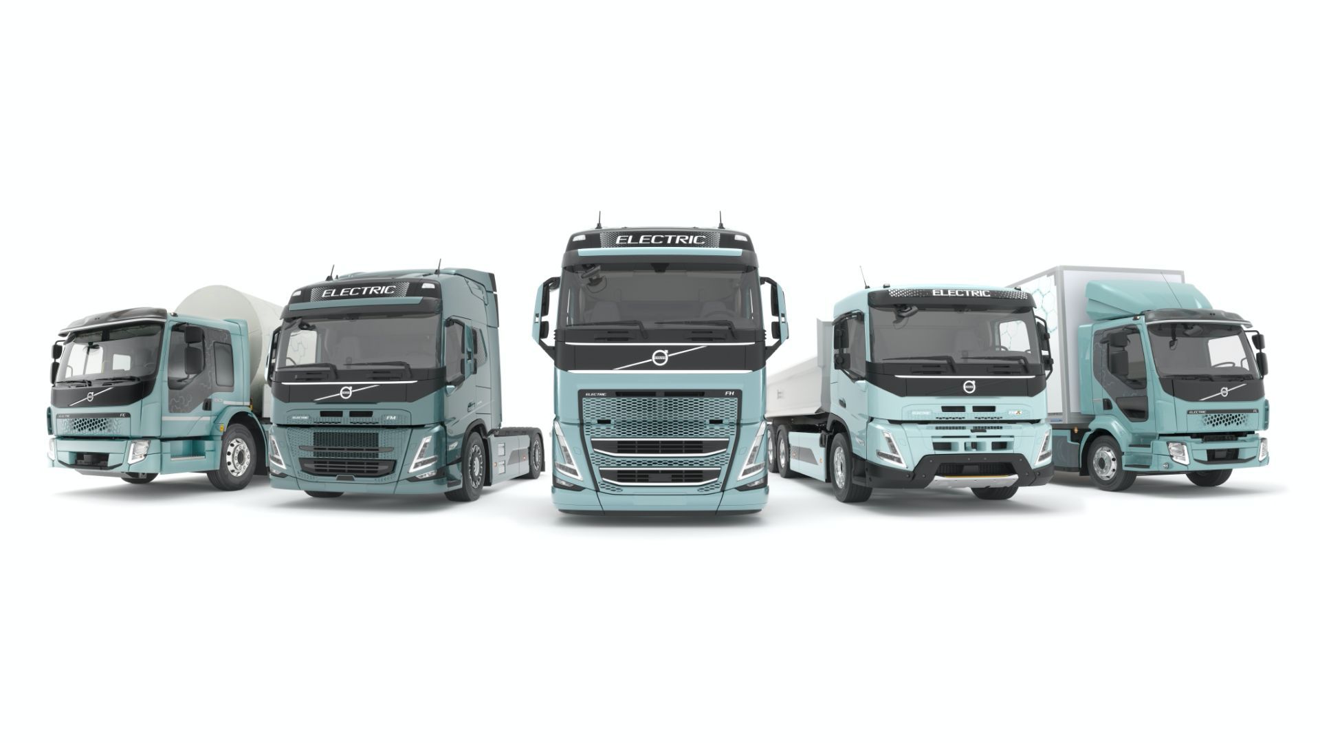 Volvo presenta su gran familia de camiones eléctricos para Europa
