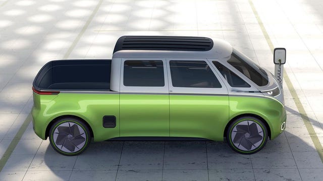 camionnette vw idbuzz