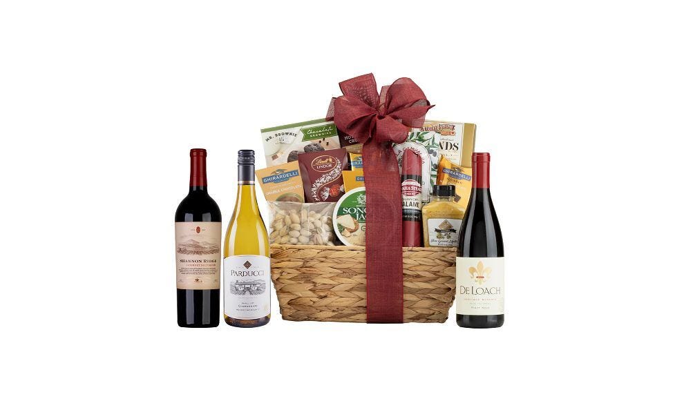 These Wine And Cheese Gift Baskets Will Make Your Charcuterie Dreams Come True