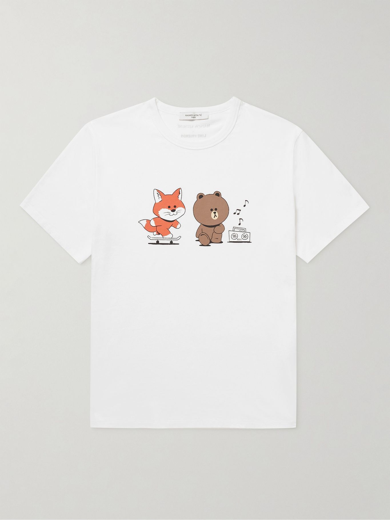 リアル MAISON コラボTシャツ ２枚セット キッズ LINE KITSUNE Tシャツ