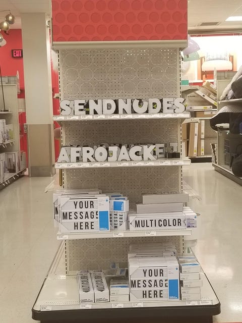 Light up letters target