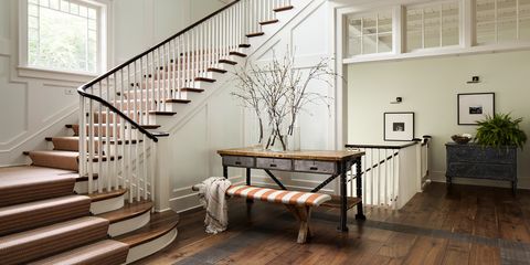 27 Stylish Staircase Decorating Ideas, How To Decorate Stairs And Hallway