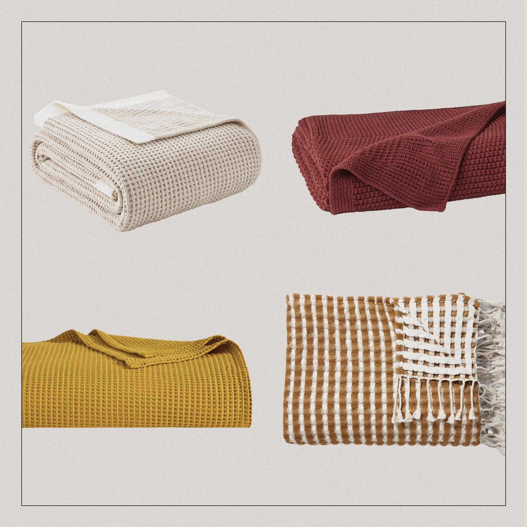 The 10 Best Waffle Blankets That'll Keep You Cool in Summer and Warm in Winter