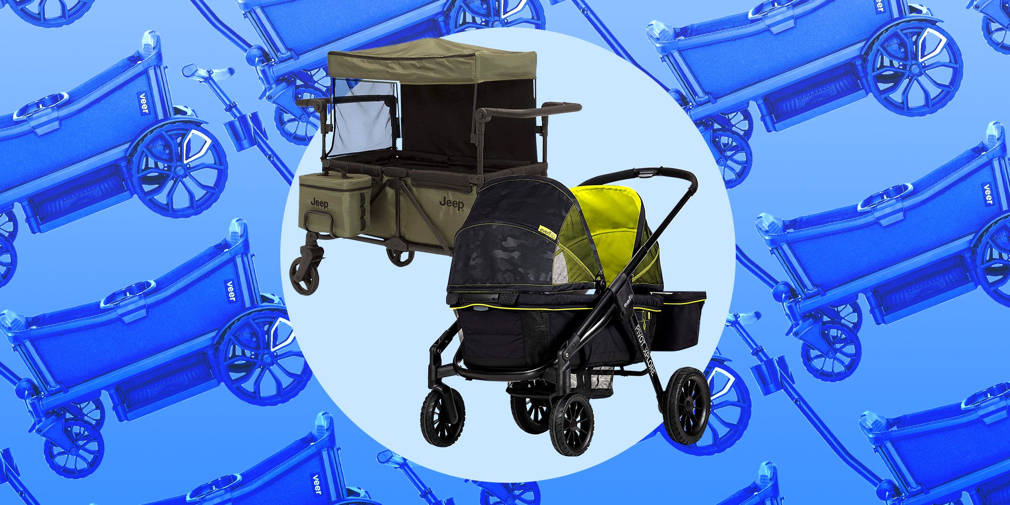 Pull Your Kids and All Their Stuff Easily With a Wagon Stroller