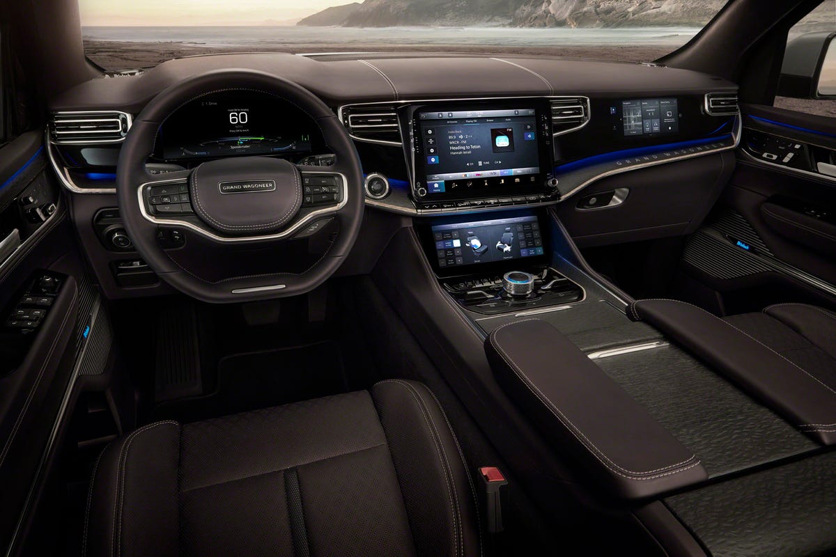 Look Inside the New Jeep Grand Wagoneer Concept Vehicle