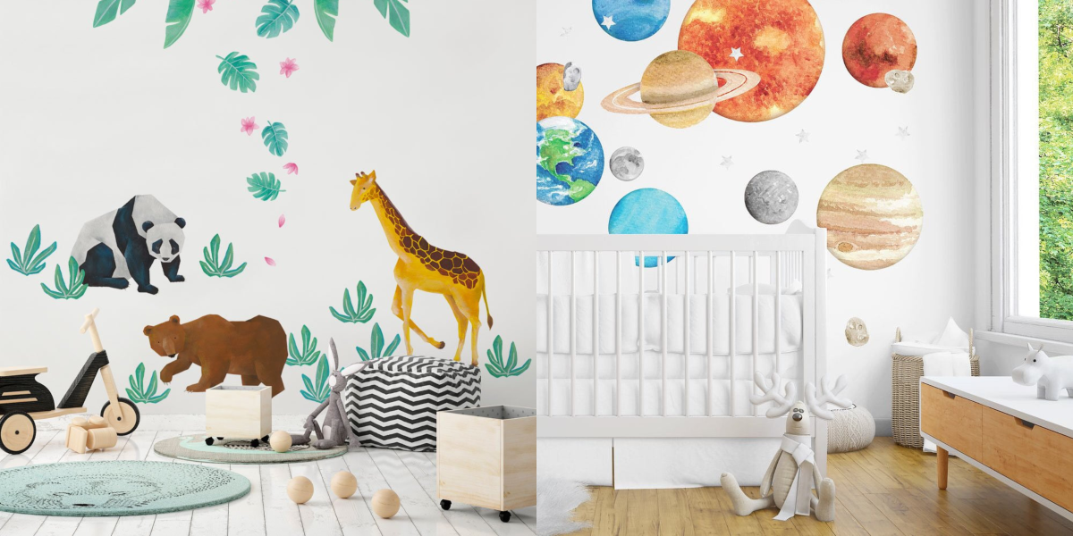 20 Best Wall Decals for Kids - Cute Temporary Wall Stickers