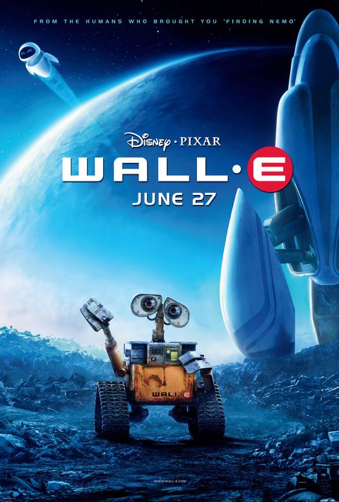 Wall-E Movie Poster - Best Pixar Films Ranked