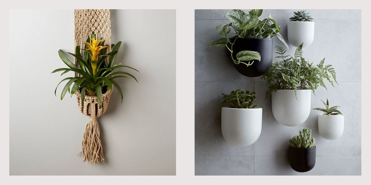 living room wall planters indoor