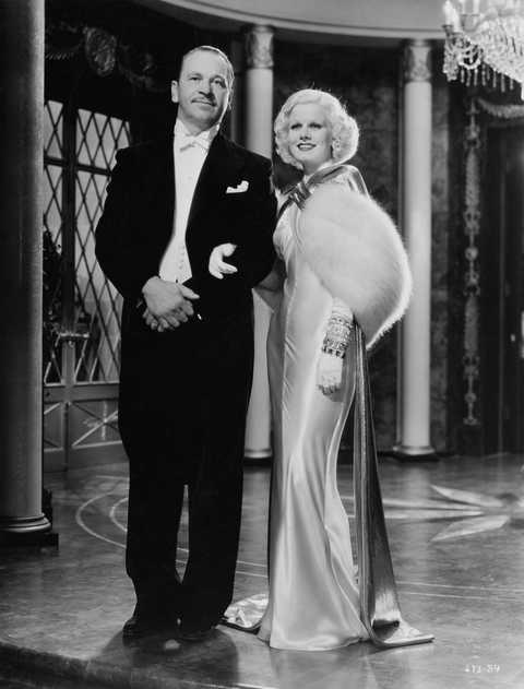 wallace beery and jean harlow in dinner at eight