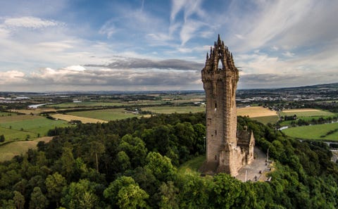 Wallace Monument, Aerial