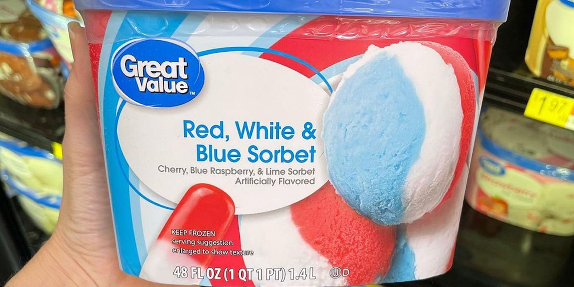 Walmart Is Selling Red White Blue Sorbet That S A Must Have For July 4th