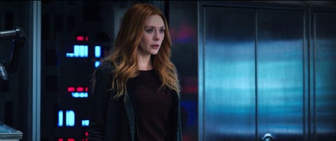 elizabeth olsen as wanda in wandavision episode 8