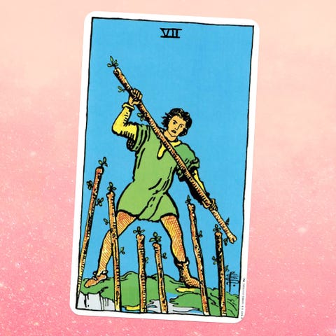 siete de varitas tarot