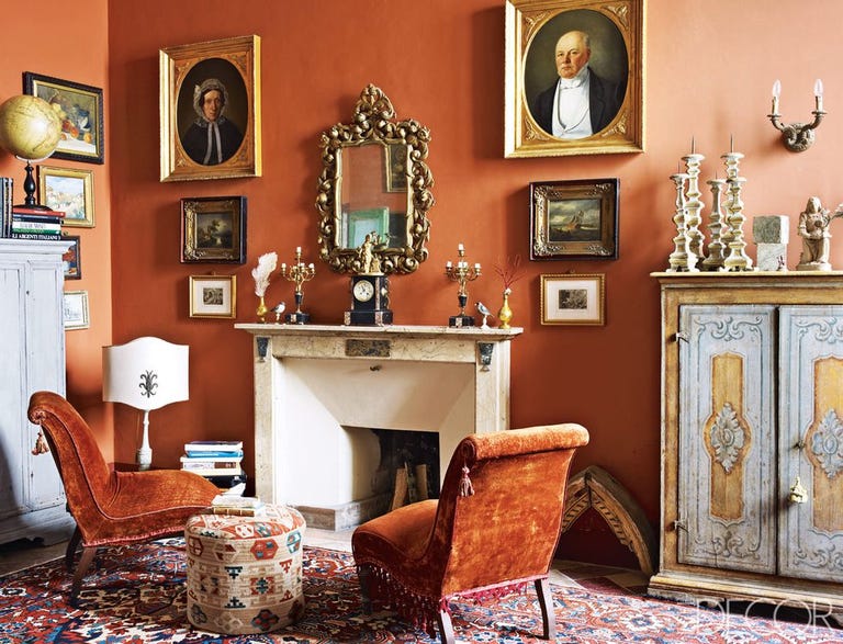 15 Best Orange Paint Colors for Your Home - Orange Room Decor Ideas