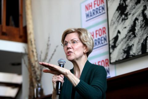 U.S. Senator And Presidential Candidate Elizabeth Warren Visits NH