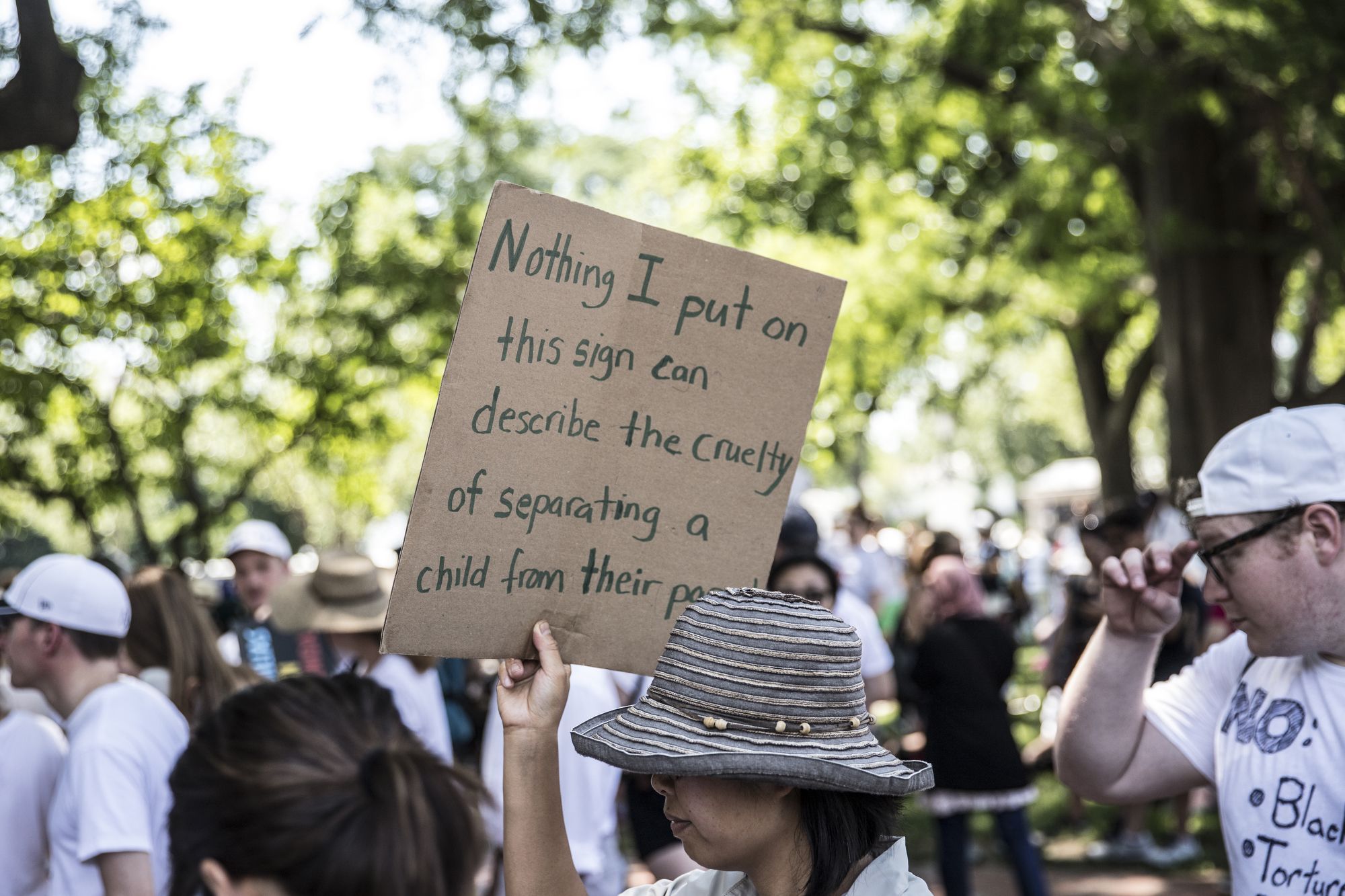 immigration protest signs