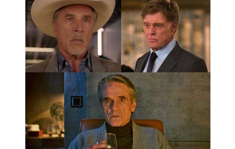Don Johnson, Robert Redford y Jeremy Irons en 'Watchmen'