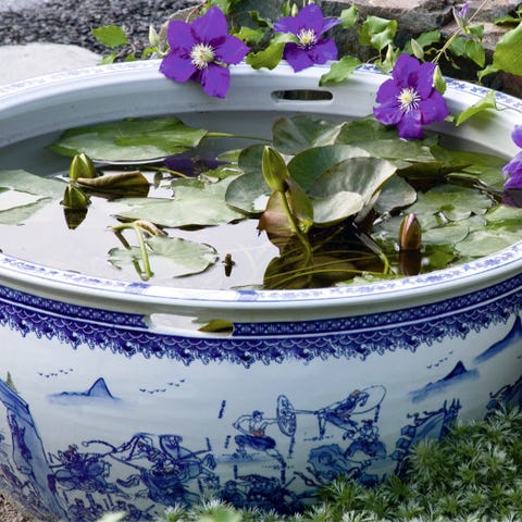 water feature ideas pot