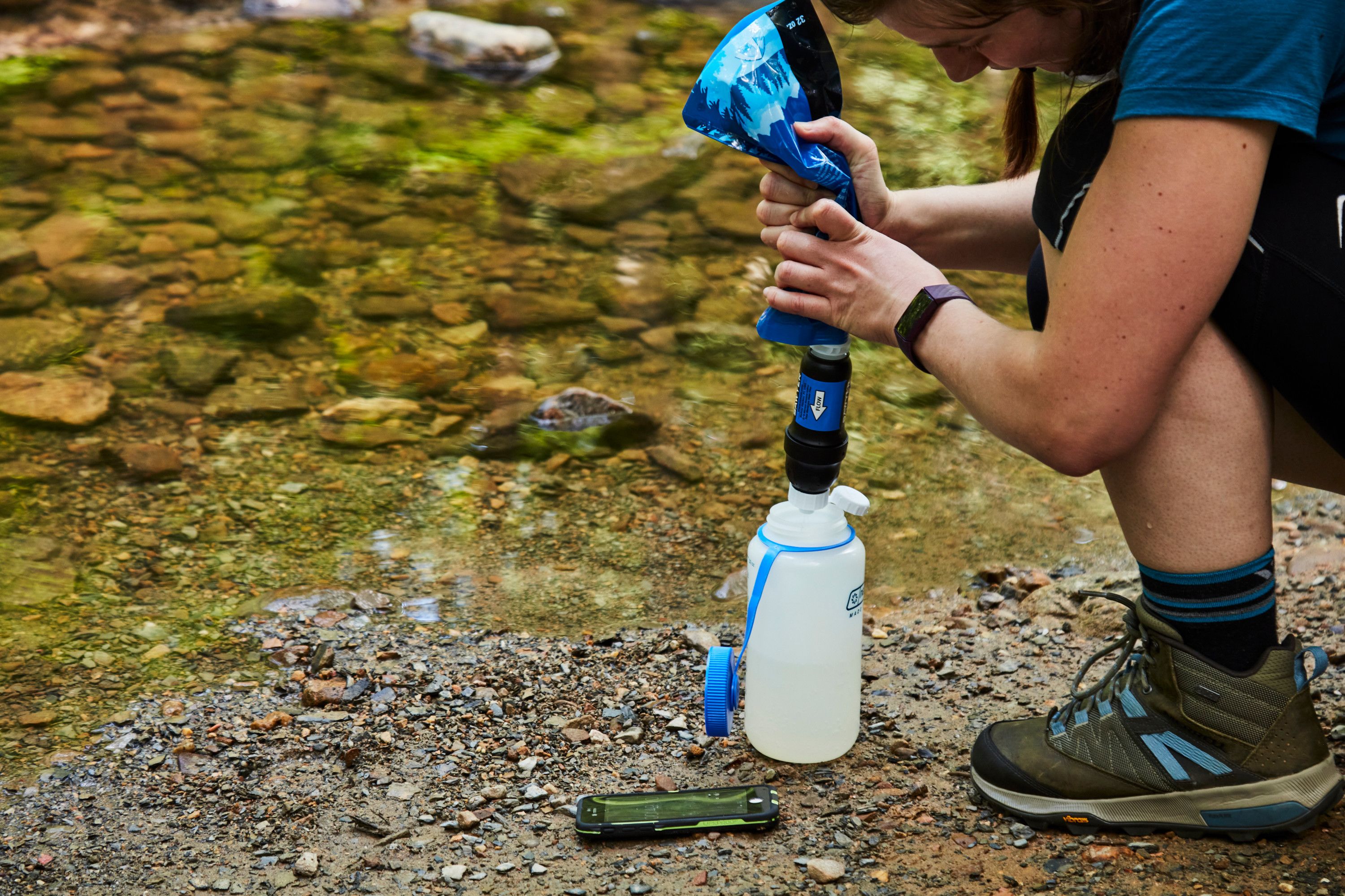 purified water boots