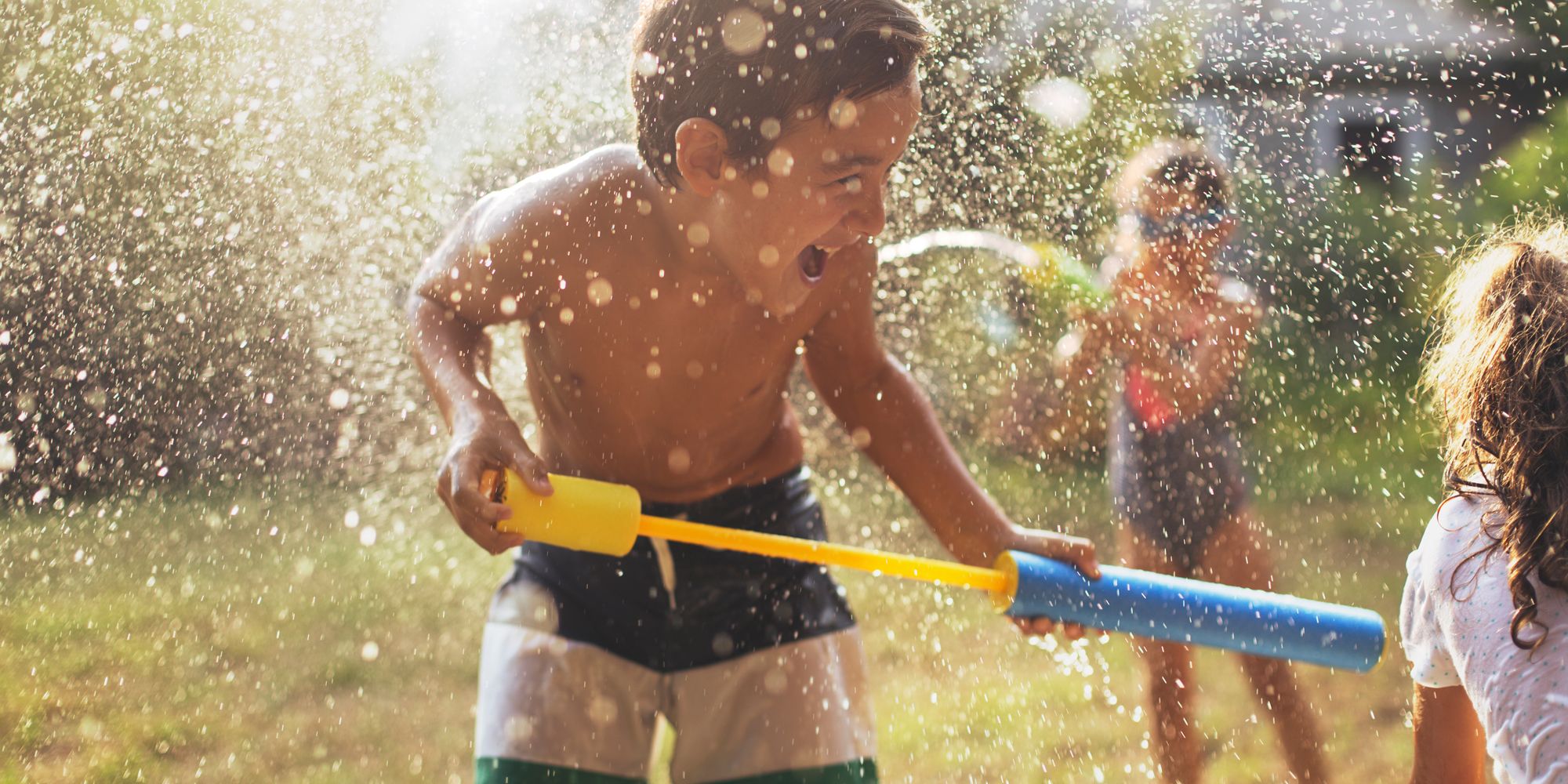 Kids Mini Summer Water Squirt Toy Children Beach Water Gun Pistol Toys%@ 