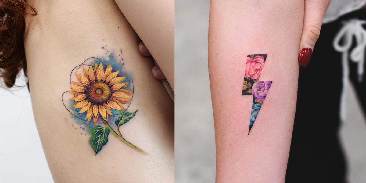 Watercolor Tattoo Style - wide 1