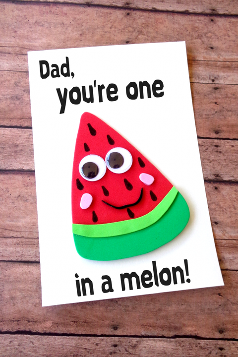 Watermelon Card - Free Father's Day Cards